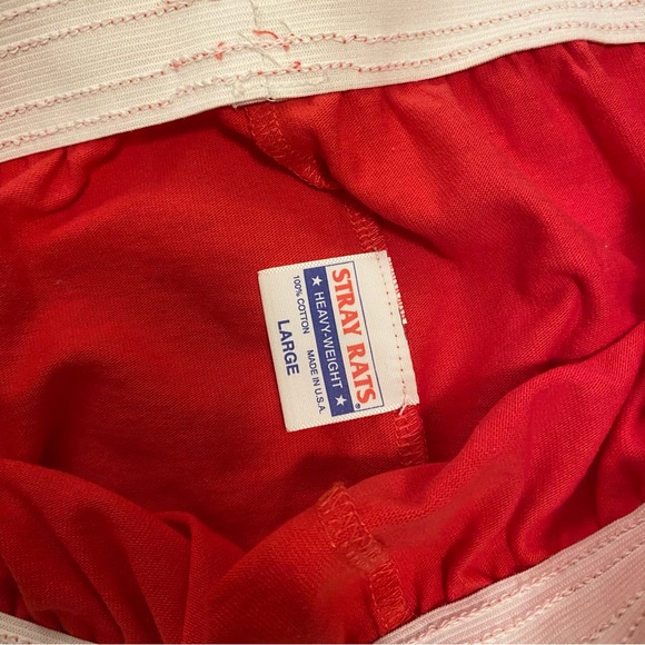 Stray Rats Red Shorts 100% cotton - Picture 2 of 3